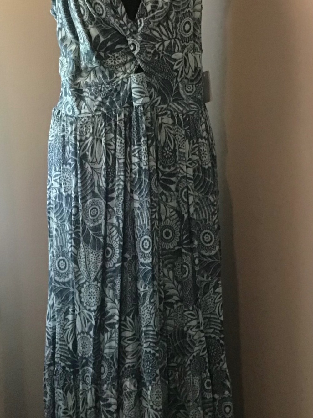 Maxi Dress, Angie, Size 1x, Blue